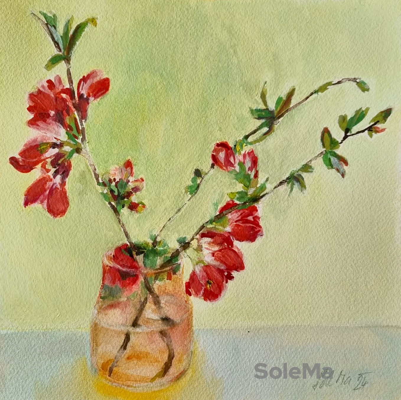 Spring in a small Dechem vase no. II